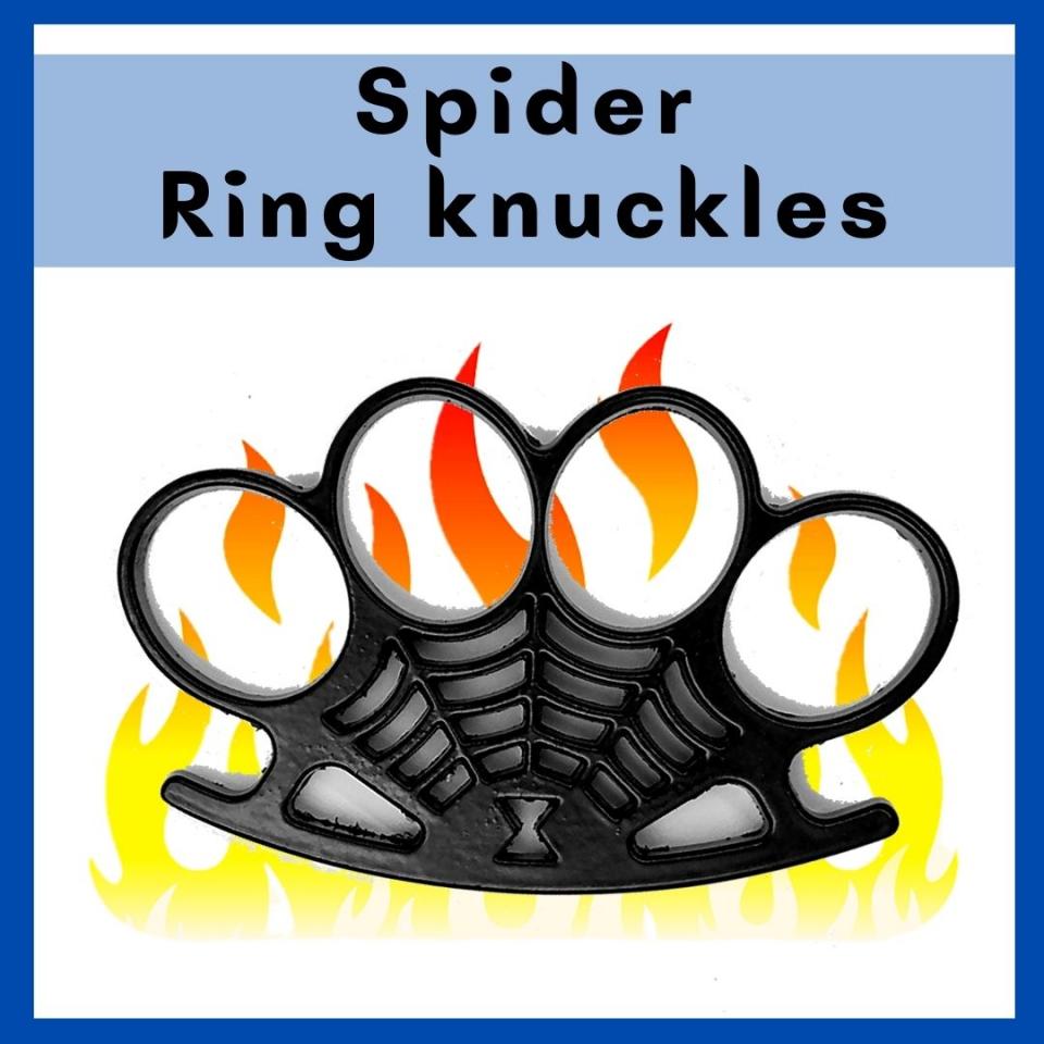 YenCooking International Food Buku lima ring Brass knuckles spiderman self defense